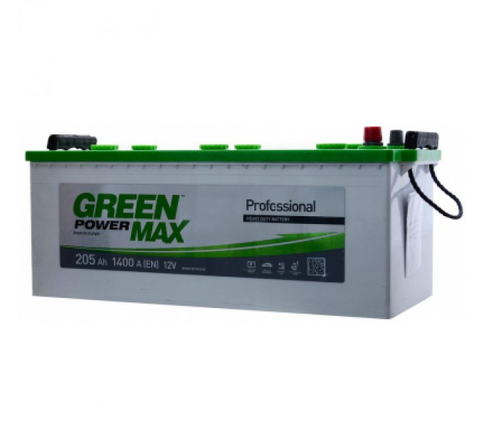 GREEN POWER Акумулятор автомобільний GREEN POWER MAX 205Ah збоку (+/-) (000022375)