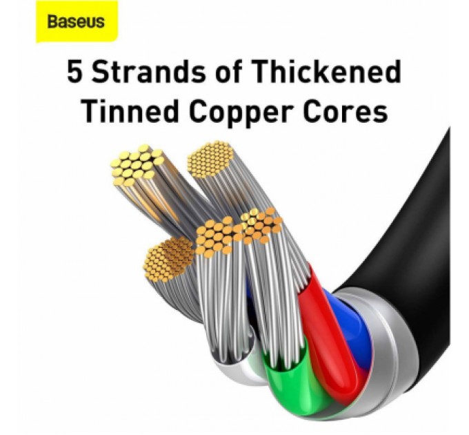 Baseus Дата кабель USB-C to Lightning 1.0m 20W Superior Series Black Baseus (CATLYS-A01)