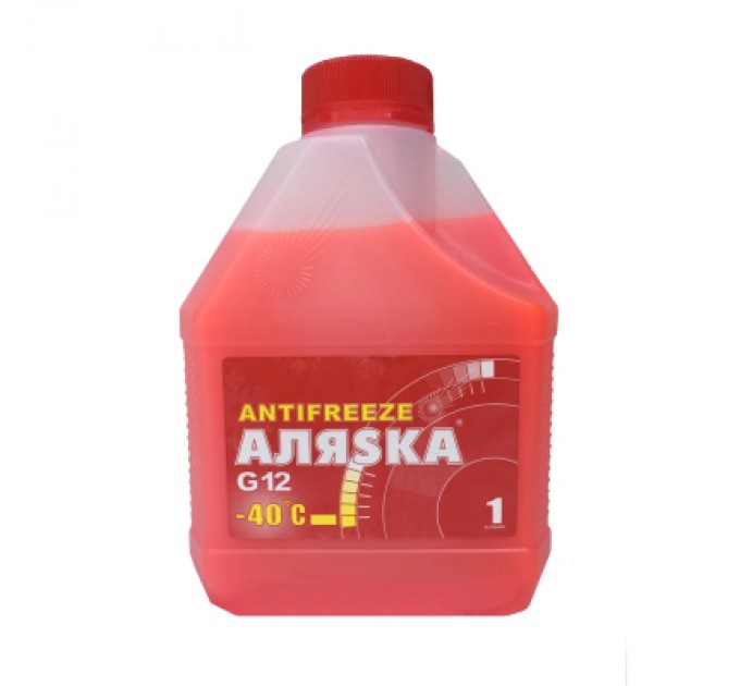 Аляsка Антифриз Аляsка -40 G12 червоний 1л (5524)