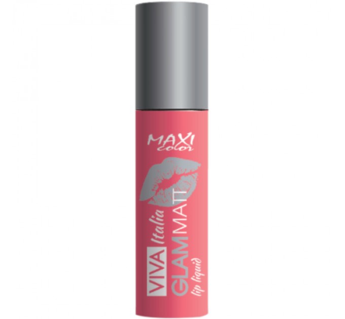 Maxi Color Помада для губ Maxi Color Viva Italia Glam Matt Lip Liquid 04 (4823097114711)