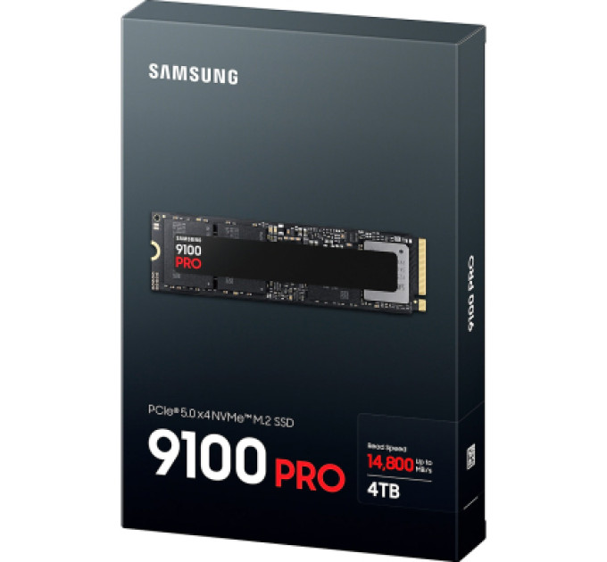 Samsung Накопичувач SSD M.2 2280 4TB 9100 PRO Samsung (MZ-VAP4T0BW)