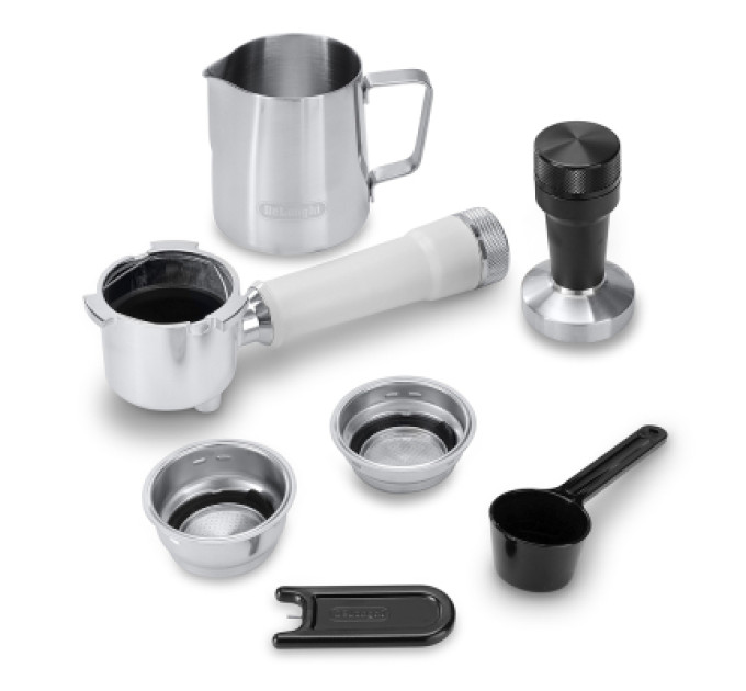 DeLonghi Ріжкова кавоварка еспресо DeLonghi EC 890.WI