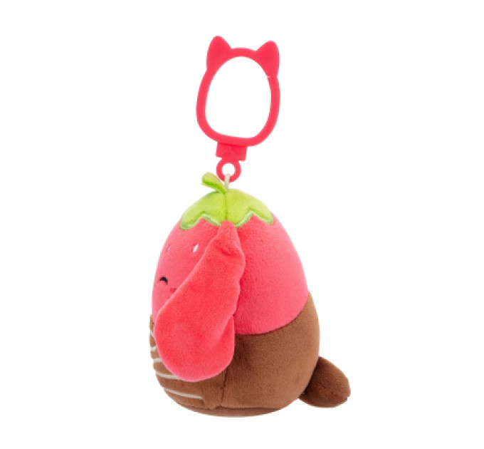 Squishmallows Брелок Squishmallows на кліпсі – Кролик Гунда 9 см (SQCP00464)