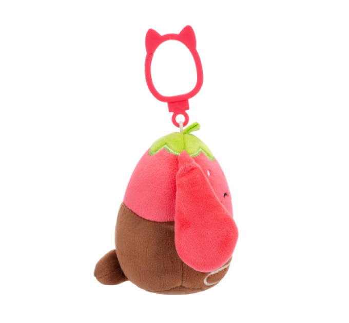 Squishmallows Брелок Squishmallows на кліпсі – Кролик Гунда 9 см (SQCP00464)