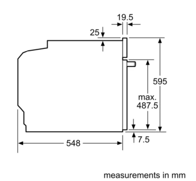 Bosch Духова шафа Bosch HJG852YS0