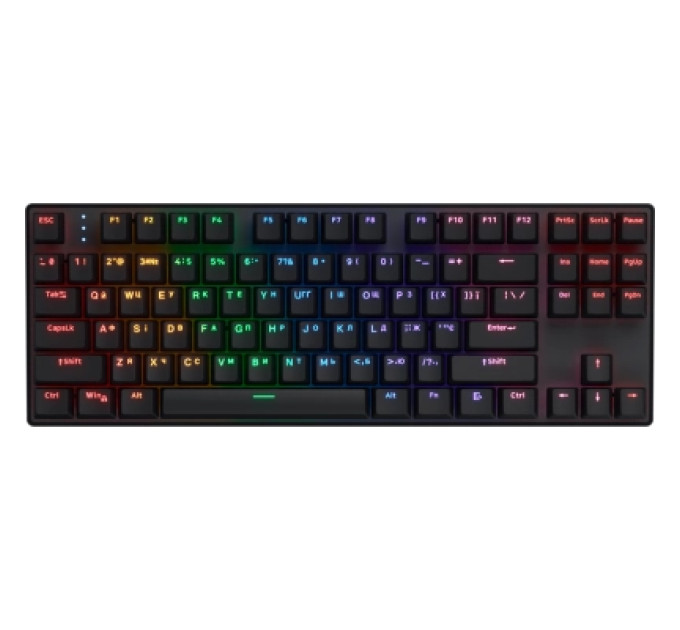 Hator Клавіатура Hator Icefall Mecha TKL Rainbow Wireless/USB Black (HTK287UA)
