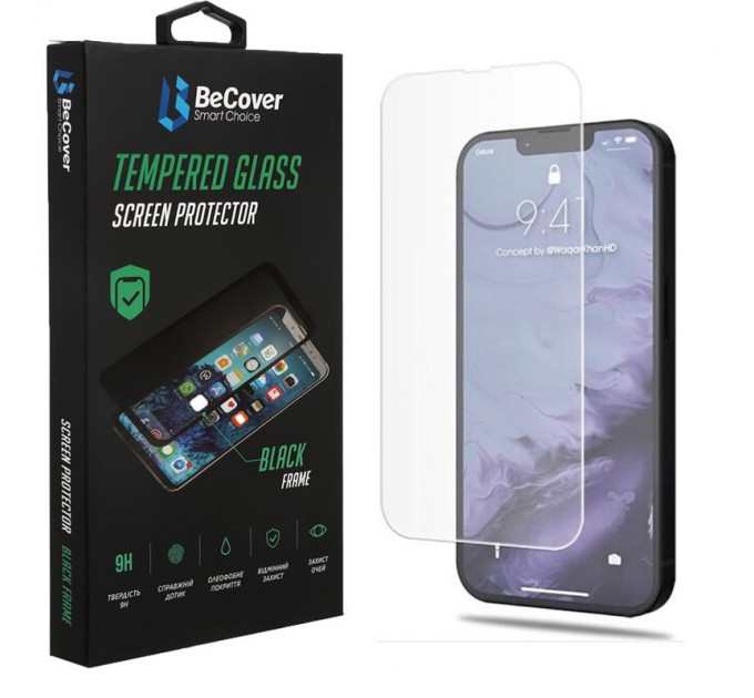BeCover Захисне скло BeCover для Apple iPhone 14 Crystal Clear Glass 3D (708084)