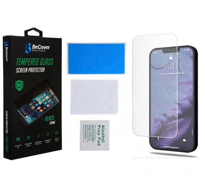BeCover Захисне скло BeCover для Apple iPhone 14 Crystal Clear Glass 3D (708084)
