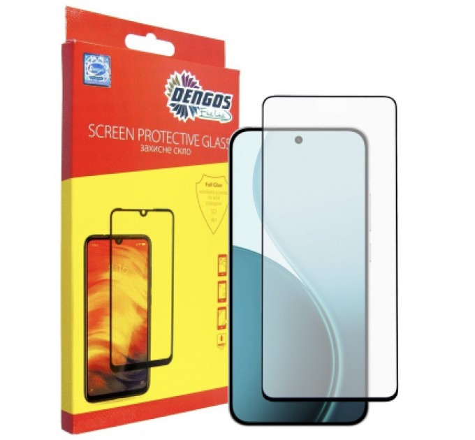 Dengos Скло захисне Dengos Full Glue OPPO Reno14 F/FS Black (TGFG-419)