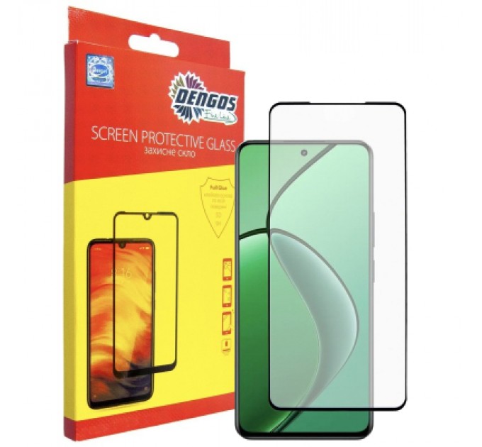 Dengos Скло захисне Dengos Full Glue Realme 12 4G Black (TGFG-415)