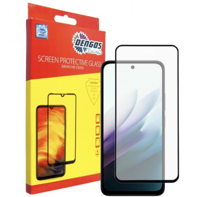 Dengos Скло захисне Dengos Full Glue Xiaomi Redmi 15 Black (TGFG-416)