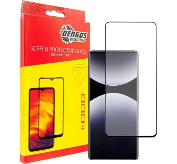 Dengos Скло захисне Dengos Full Glue Xiaomi Redmi Note 14 Pro 5G Black (TGFG-385)