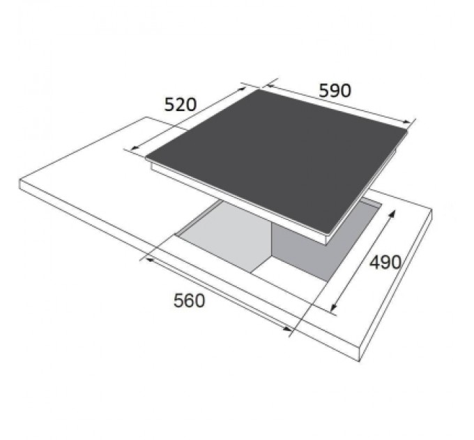 Hansa Комплект вбудованої техніки Hansa FCGW68329