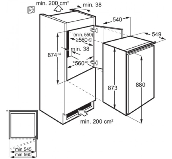 Electrolux Холодильник Electrolux LRB2AE88S