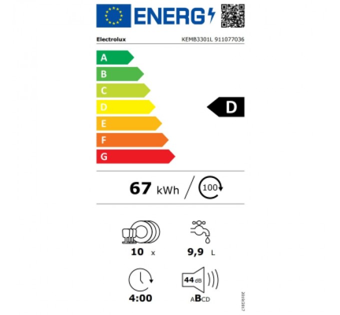 Electrolux Посудомийна машина Electrolux KEMB3301L