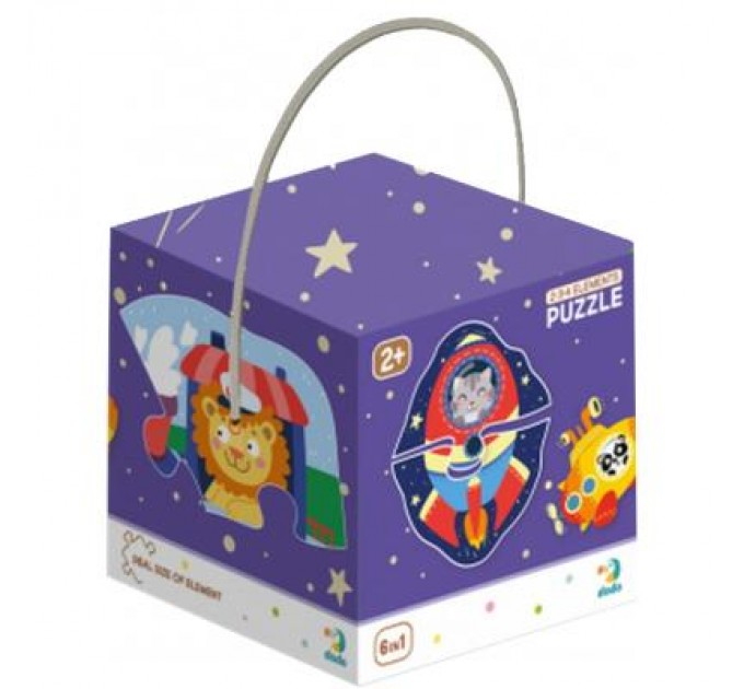 DoDo Пазл DoDo 2-3-4 елементи Транспорт (300154)