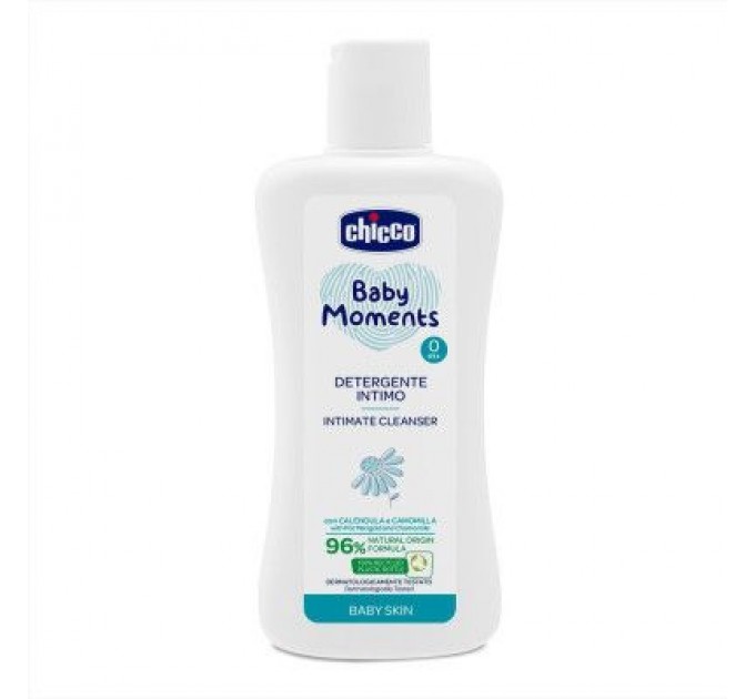 Chicco Дитячий гель для душу Chicco для інтимної гігієни Baby Moments, 200 мл (10246.00)