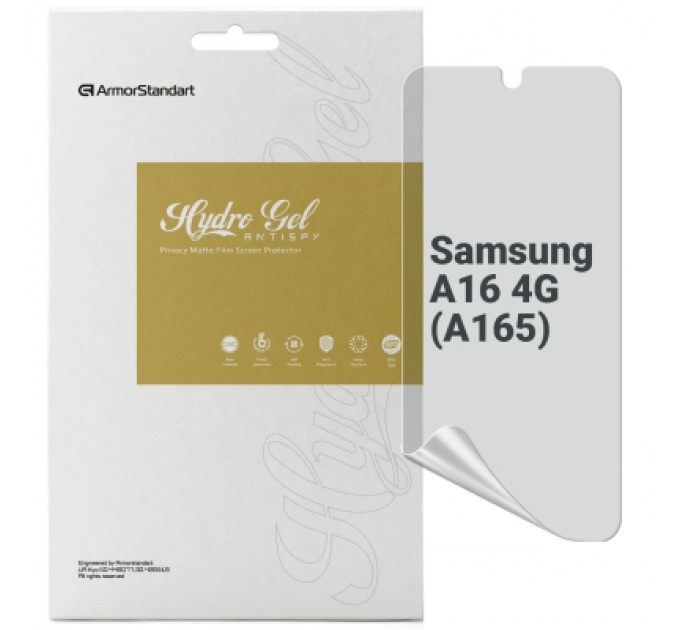 Armorstandart Плівка захисна Armorstandart Anti-spy Samsung A16 4G (A165) (ARM80178)