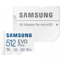 Samsung Карта пам'яті Samsung 512GB microSDXC calss 10 UHS-I V30 EVO (MB-MC512KA/EU)