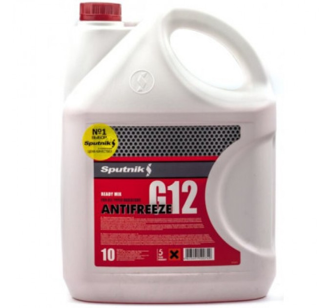 SPUTNIK Антифриз SPUTNIK G12 10л червоний (701334)