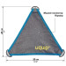 Uquip Стілець складаний Uquip Trinity L Grey (244033)