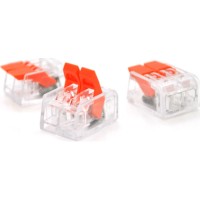 З'єднувач кабелю 2-pin аналог WAGO K221-412, 10штпак Voltronic (K221-412/10)