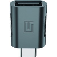 Дата кабель OTG USB-C to USB-A Space Grey Armorstandart (ARM69356)