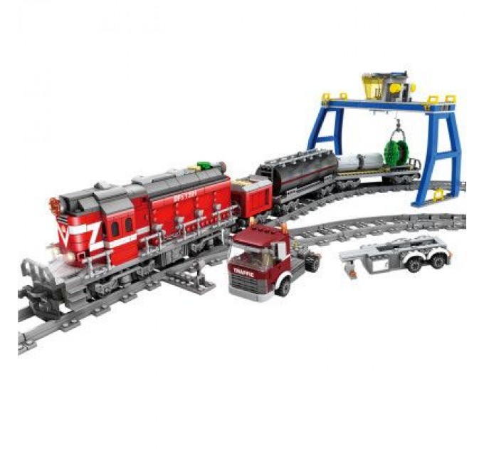 ZIPP Toys Конструктор ZIPP Toys Потяг DF5 1391 з рельсами, червоний на радіокеруванні (98219)