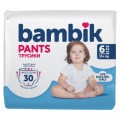 Bambik Підгузки Bambik трусики 6 (15+ кг) 30 шт (4823071652536)