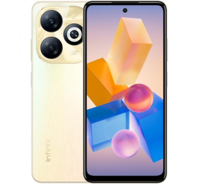 Infinix Мобільний телефон Infinix Smart 8 2/64Gb Shiny Gold (4894947026102)