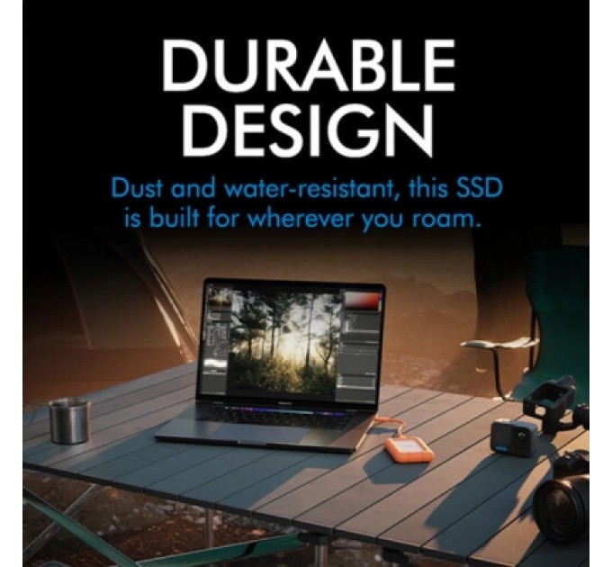 LaCie Накопичувач SSD USB Type-C 500GB Rugged Mini LaCie (STMF500400)