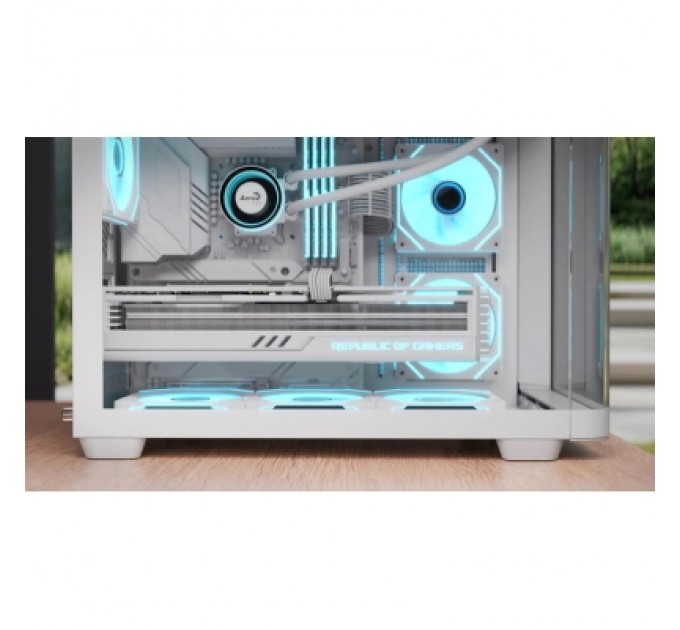 AeroCool Корпус AeroCool P300C-G-WT-v1 White (ACCS-PN02033.21)