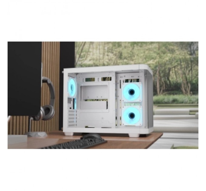 AeroCool Корпус AeroCool P300C-G-WT-v1 White (ACCS-PN02033.21)