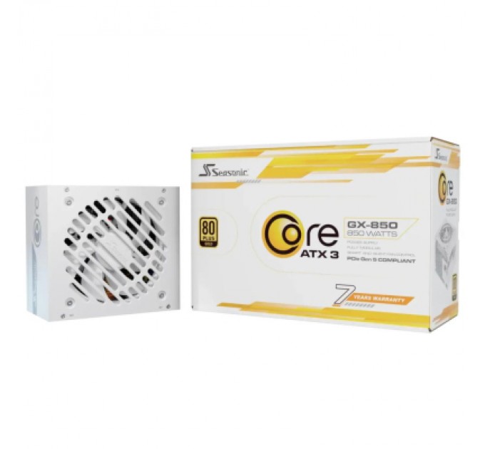 Seasonic Блок живлення Seasonic 850W CORE GX-850-ATX31 WHT (CORE GX-850-ATX31 WHITE)