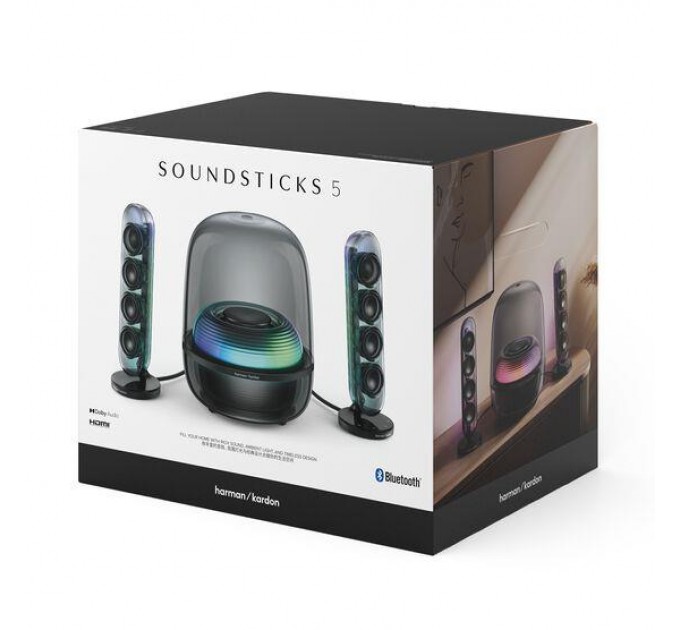 Harman Kardon Акустична система Harman/Kardon SoundSticks 5 Black (HKSOUNDSTK5BEP)