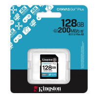 Карта пам'яті Kingston 128GB SDXC сlass 10 UHS-I U3 V30 Canvas Go Plus G4 (SDG4/128GB)