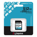 Kingston Карта пам'яті Kingston 512GB SDXC сlass 10 UHS-I U3 V30 Canvas Go Plus G4 (SDG4/512GB)