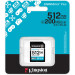 Kingston Карта пам'яті Kingston 512GB SDXC сlass 10 UHS-I U3 V30 Canvas Go Plus G4 (SDG4/512GB)