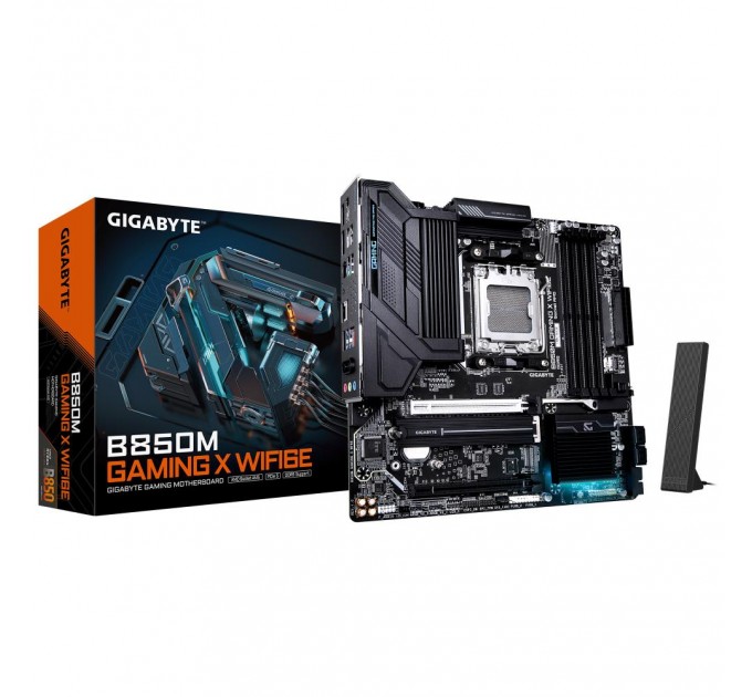 GIGABYTE Материнська плата AMD B850 SAM5 ATX B850M GAMING X WF6E GIGABYTE