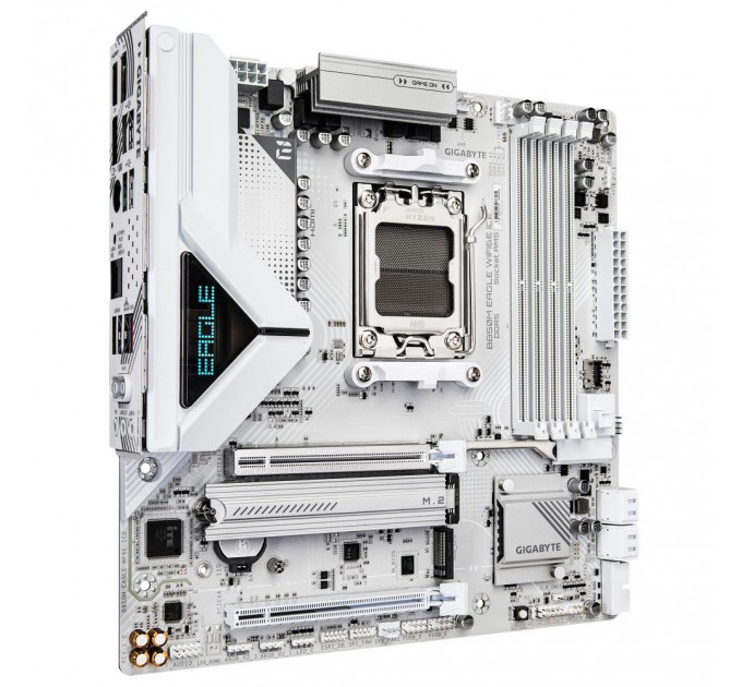 GIGABYTE Материнська плата AMD B850 SAM5 MATX B850M EAGLE WF6E ICE GIGABYTE
