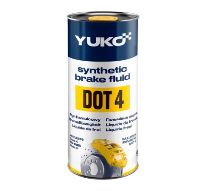 Yuko Гальмівна рідина Yuko ДОТ-4 1л (4823110403112)