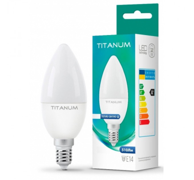 TITANUM Лампочка TITANUM Filament C37 4W E14 4100K (TLFC3704144)