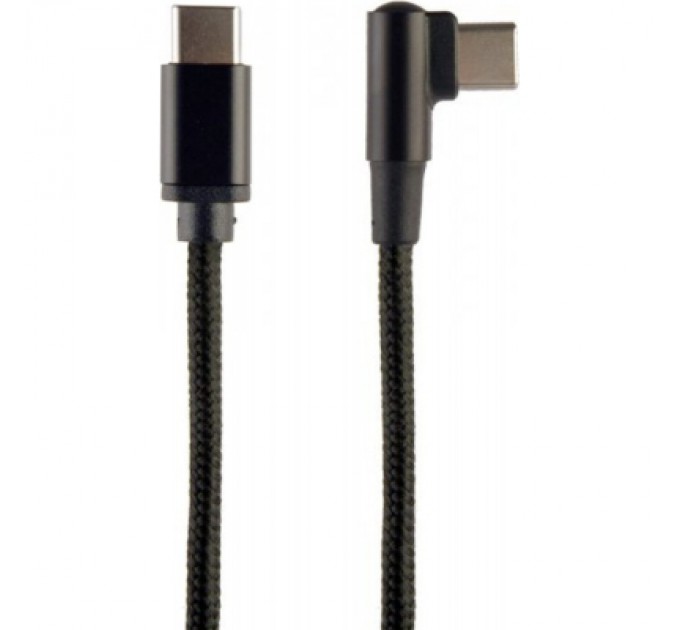 Cablexpert Дата кабель USB-C to USB-C 0,2m angle Cablexpert (CC-USB2-CMCML-0.2M)