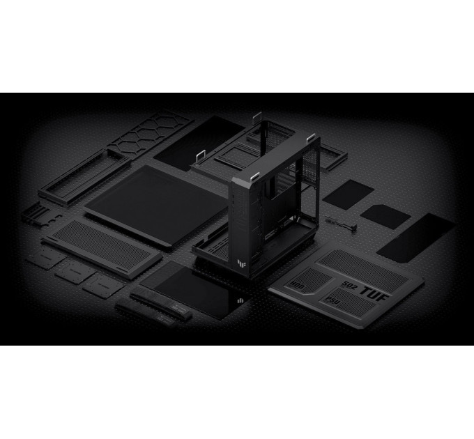 ASUS Корпус Asus TUF Gaming GT502 Horizon Black без БЖ (90DC0090-B19020)