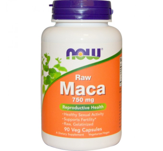 Now Foods Трави Now Foods Перуанська Мака 750мг, 90 вегетаріанських капсул (NOW-04777)