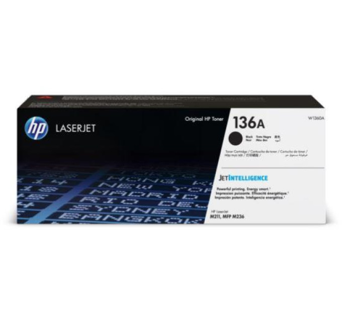 HP Картридж HP 136A LJ M211/M212/M236 Black (W1360A)