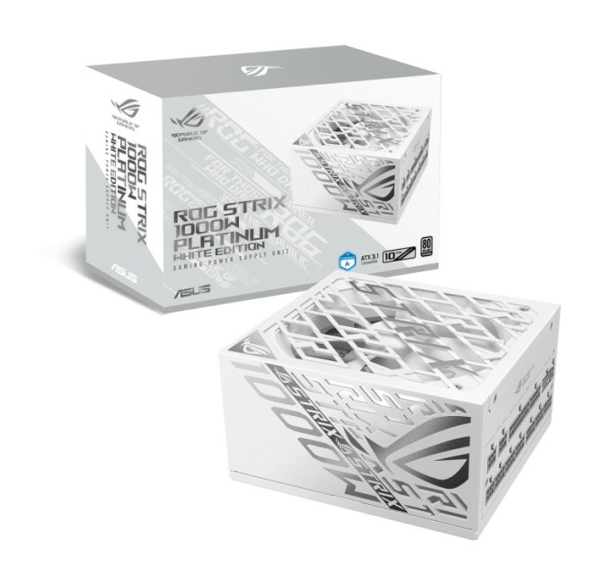 ASUS Блок живлення Asus ROG Strix 1000W Platinum White Edition (90YE00W4-B0NA00)