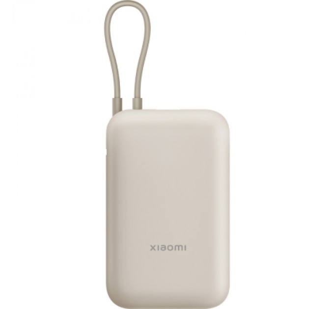 Xiaomi Батарея універсальна Xiaomi 10000mAh 22.5W, Integrated Cable, beige (BHR9072GL)