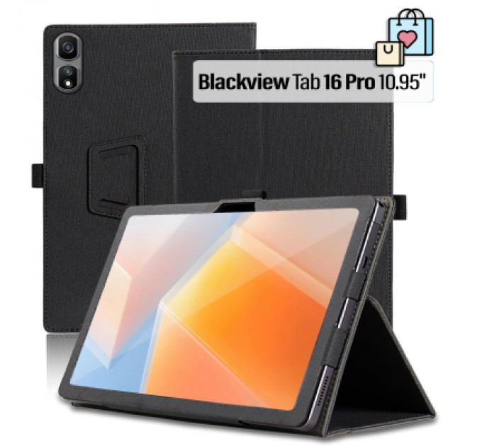 BeCover Чохол до планшета BeCover Slimbook Blackview Tab 16 Pro 10.95" Black (713718)