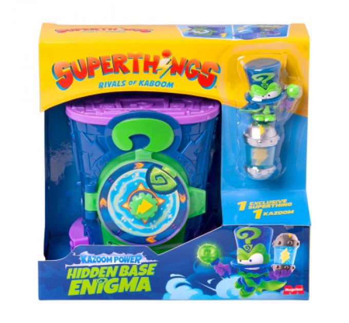 SuperThings Ігровий набір SuperThings серії Kazoom Power - Прихована база Енігма (PSTSP112IN230)